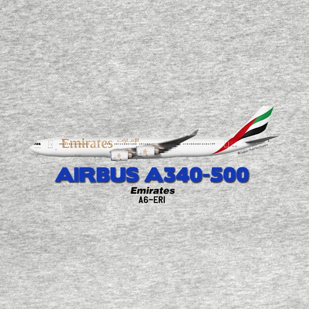 Airbus A340-500 - Emirates by TheArtofFlying